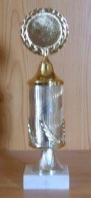 Pokal Siegessäule auf Marmor 25cm #1893