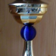 Pokal gold-curry-blau 36cm #10.55