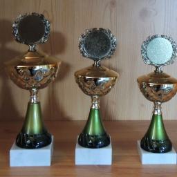 Pokale gold-grün  #A 6