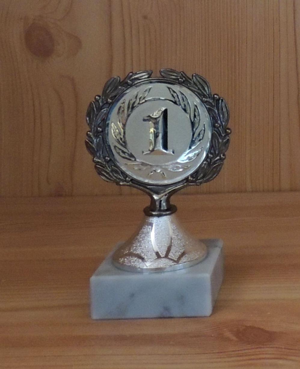 Medaille stehend auf Marmor ca. 11cm #1