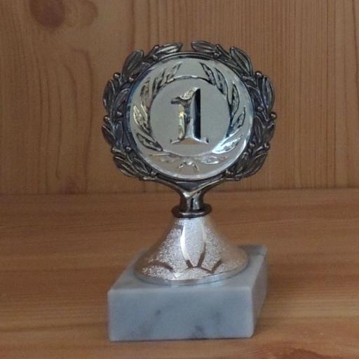 Medaille stehend auf Marmor ca. 11cm #1