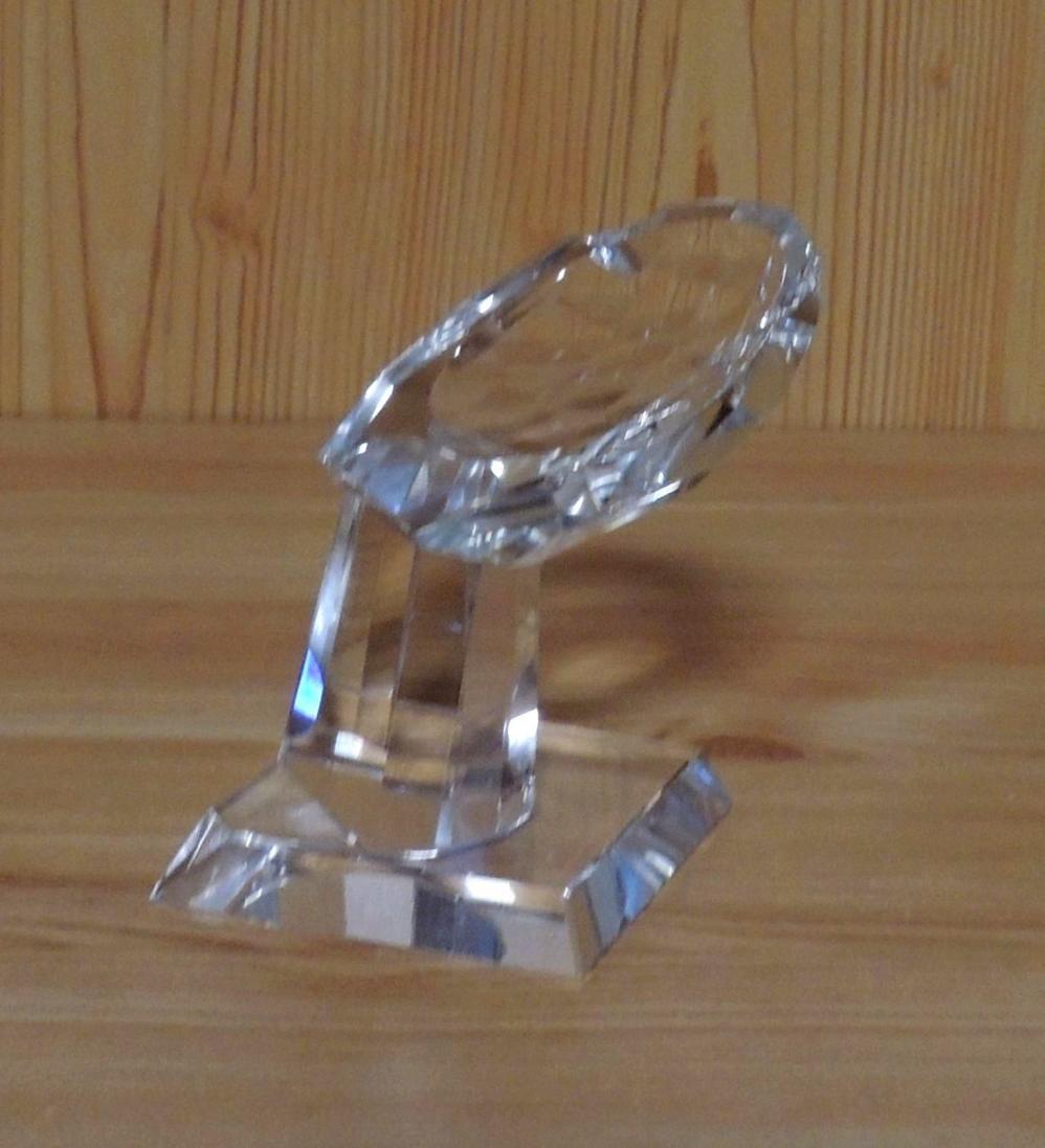 Glashand Hand komplett aus Glas 8 cm