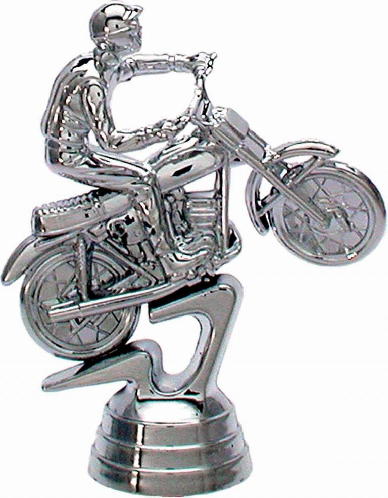 Motorrad silber