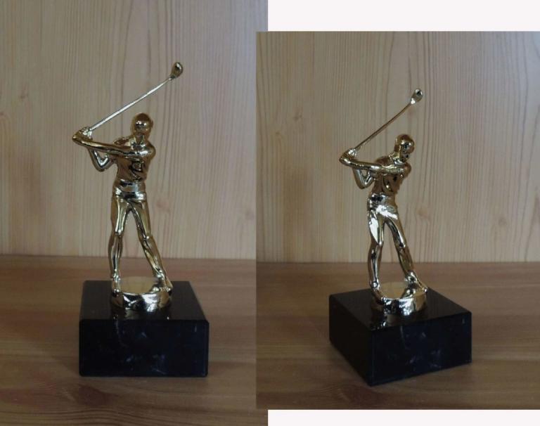 Golf 16cm gold