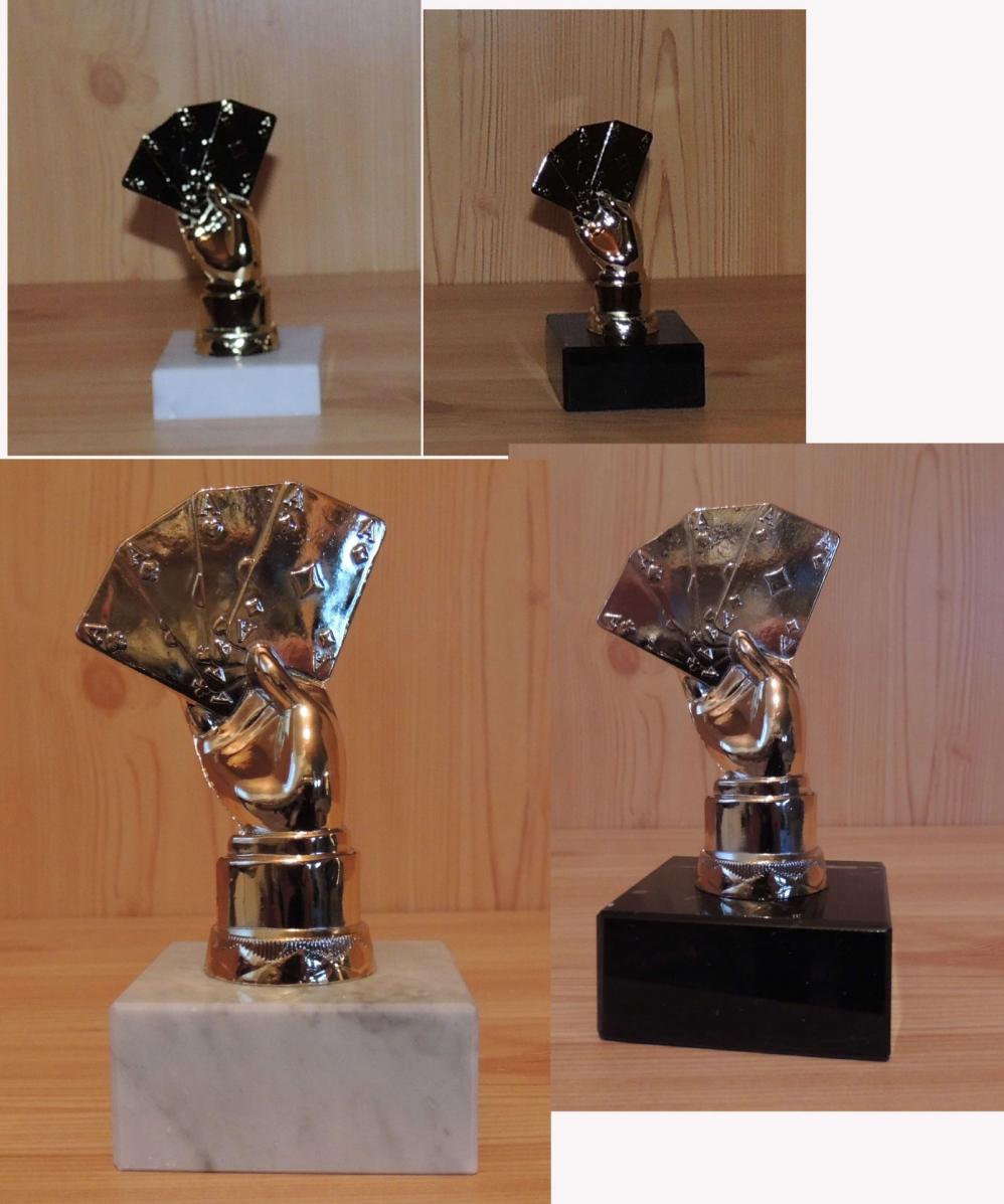 Pokern Figur aus Metall Made in Germany