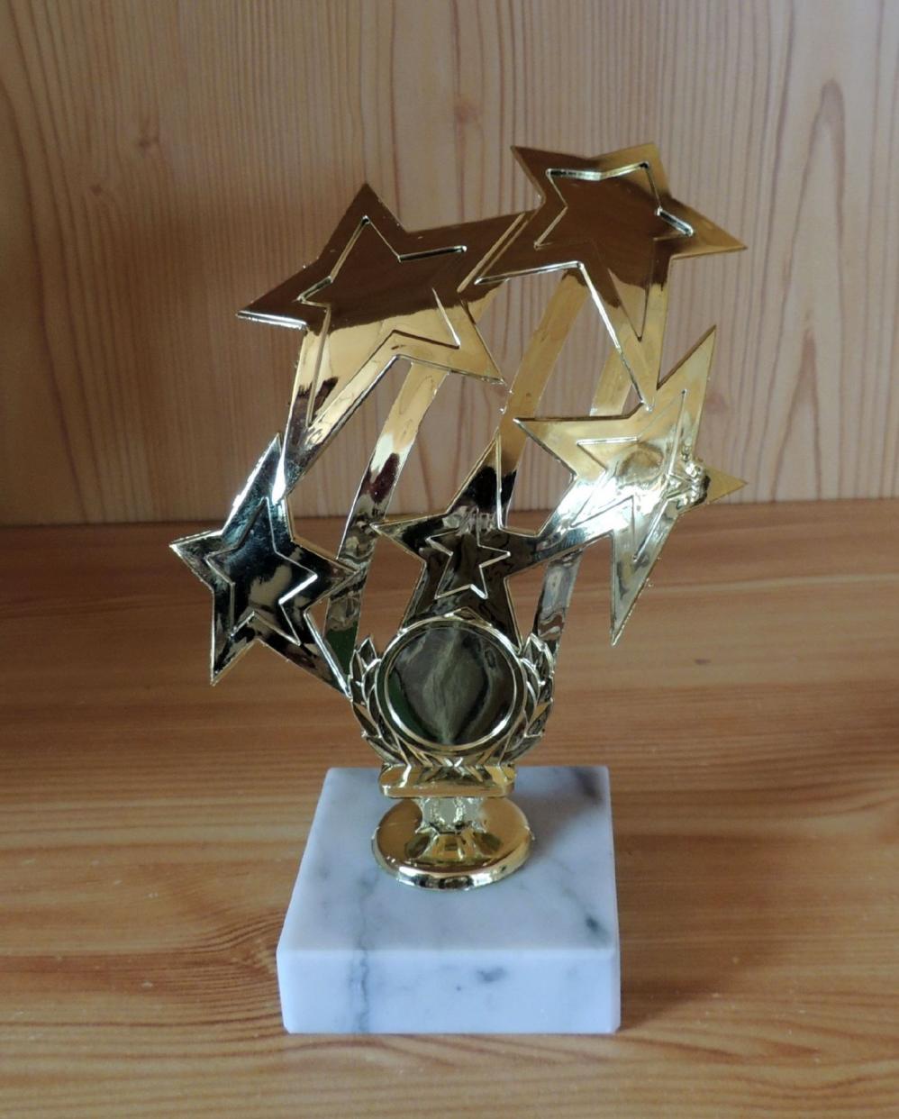 Stern aus Kunststoff mit Marmor #2