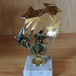 Stern aus Kunststoff mit Marmor #2