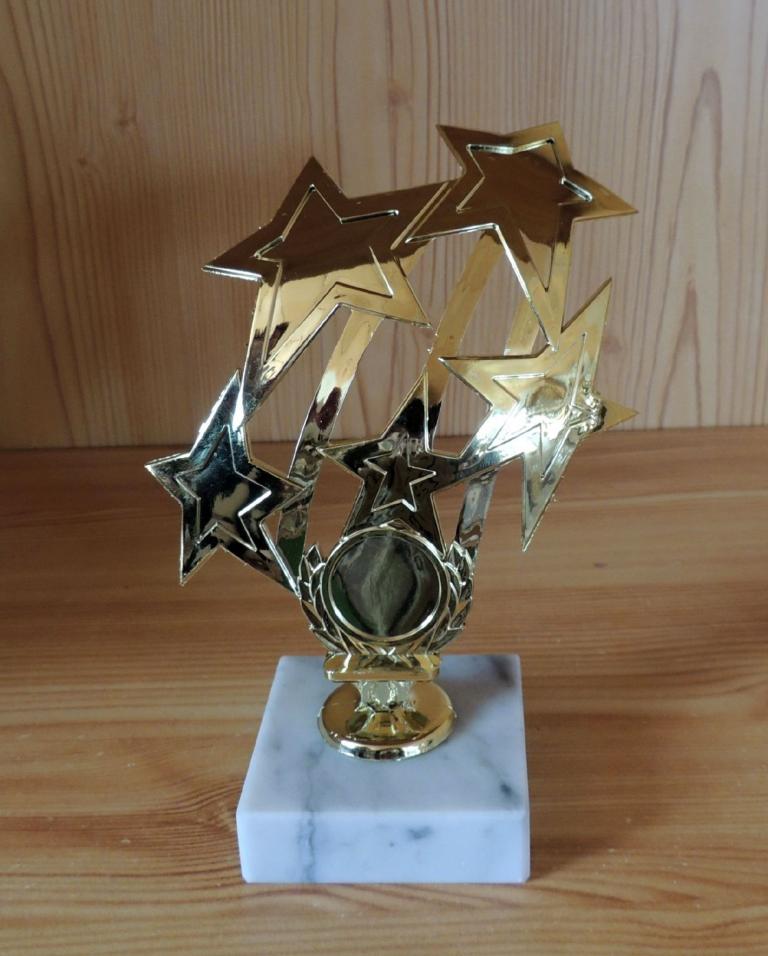 Stern aus Kunststoff mit Marmor #2