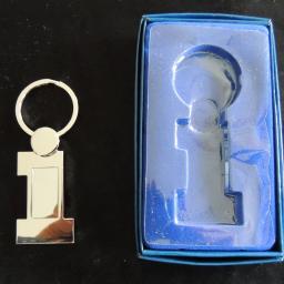 Schlüsselanhänger Zahl 1